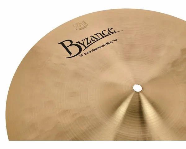 Meinl 15" Byzance Extra Ham. Hi-Hat detail 5