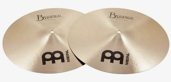 Meinl 15" Byzance Hi-Hat Medium vooraanzicht