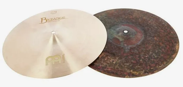 Meinl 15" Byzance Jazz Hi-Hat Thin detail 2