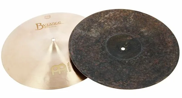 Meinl 15" Byzance Jazz Hi-Hat Thin detail 3