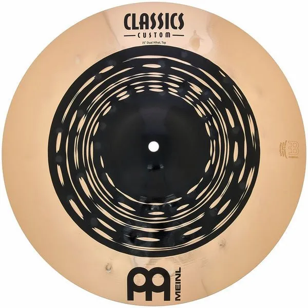 Meinl 15" Classics Cust. Dual Hi-Hat detail 4