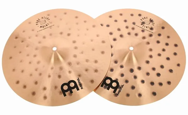Meinl 15" Pure Alloy E.Hammered Hats detail 2