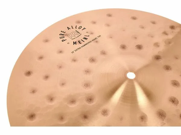 Meinl 15" Pure Alloy E.Hammered Hats detail 5