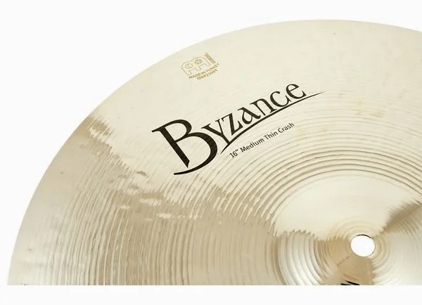 Meinl 16" Byzance Med. Thin Crash B. detail 3