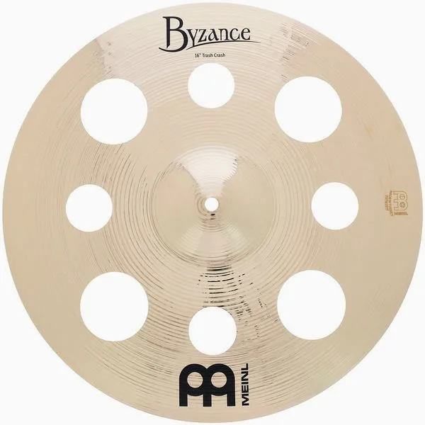 Meinl 16" Byzance Trash Crash Brill. detail 2