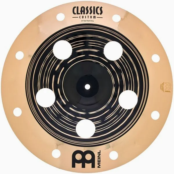 Meinl 16" Classics C. Dual Trash Ch. detail 2