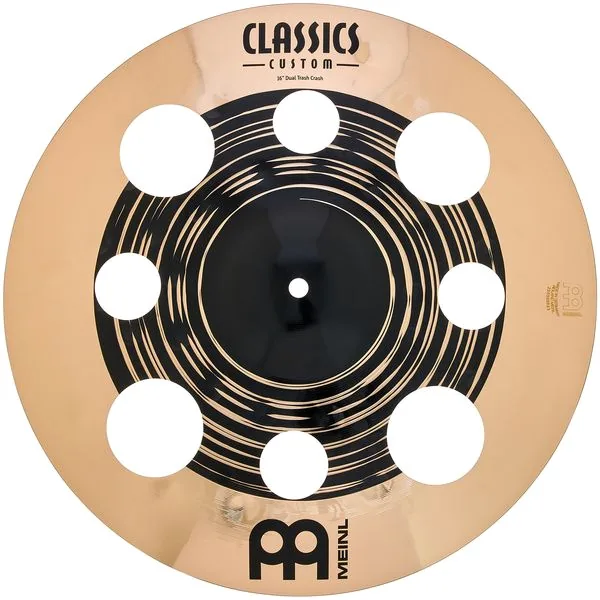 Meinl 16" Classics C. Dual Trash Cr. detail 2