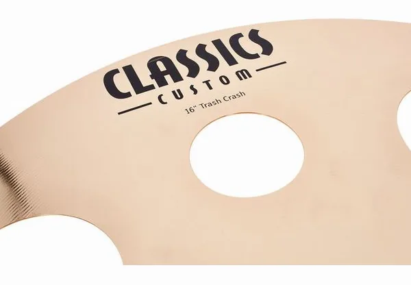 Meinl 16" Classics Cust. Trash Crash detail 3
