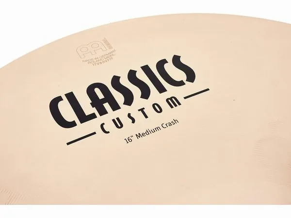 Meinl 16" Classics Custom Med. Crash detail 4