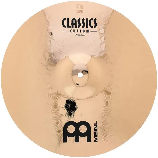 Meinl 16" Classics Custom Thin Crash detail 2