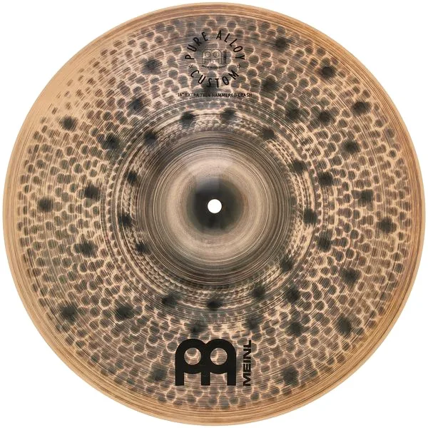 Meinl 16" P. Alloy C. Extra Thin Cr. detail 2