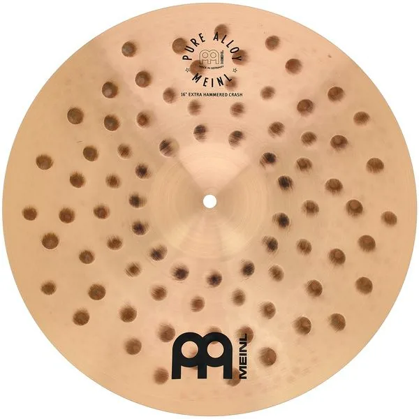 Meinl 16" Pure Alloy E.Hammered Cr. detail 2