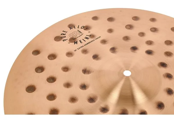 Meinl 16" Pure Alloy E.Hammered Cr. detail 4