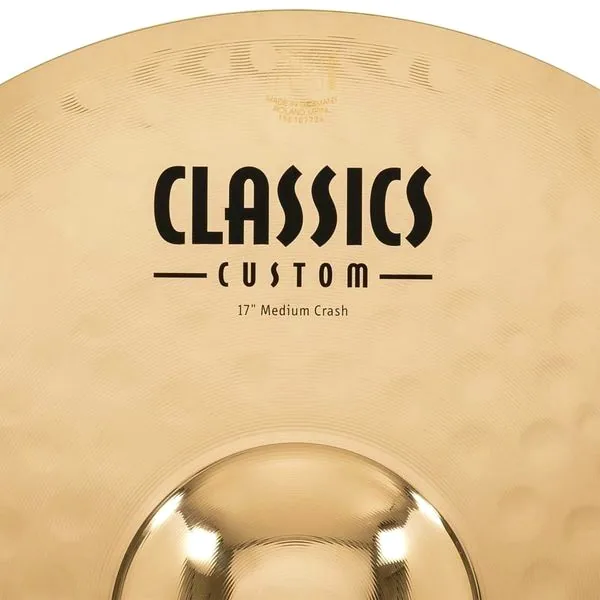 Meinl 17" Classics Custom Med. Crash detail 5