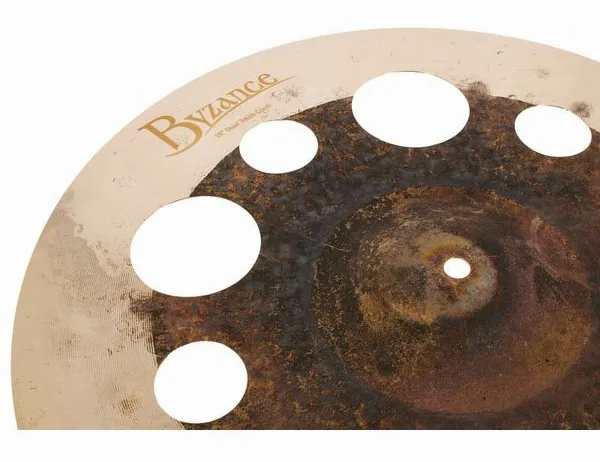 Meinl 18" Byzance Dual Trash Crash detail 4