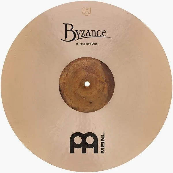 Meinl 18" Byzance Polyphonic Crash detail 2