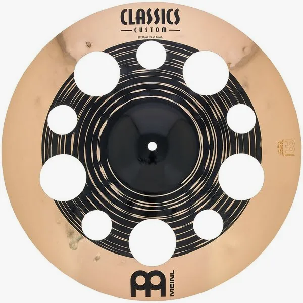Meinl 18" Classics C. Dual Trash Cr. detail 2