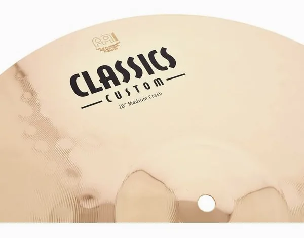 Meinl 18" Classics Custom Med. Crash detail 4