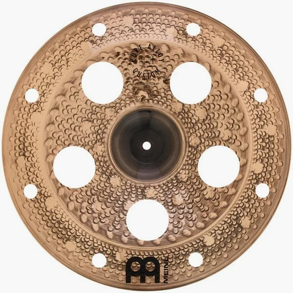 Meinl 18" Pure Alloy Cust. Trash Ch. detail 2