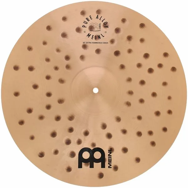 Meinl 18" Pure Alloy E.Hammered Cr. detail 2