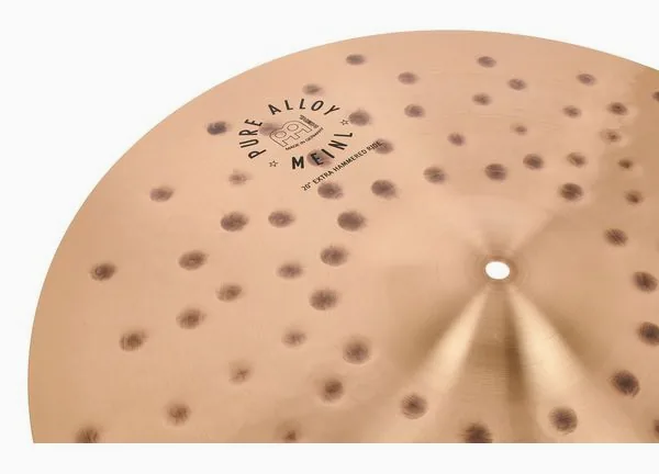 Meinl 20" Pure Alloy E.Hammered Ride detail 4