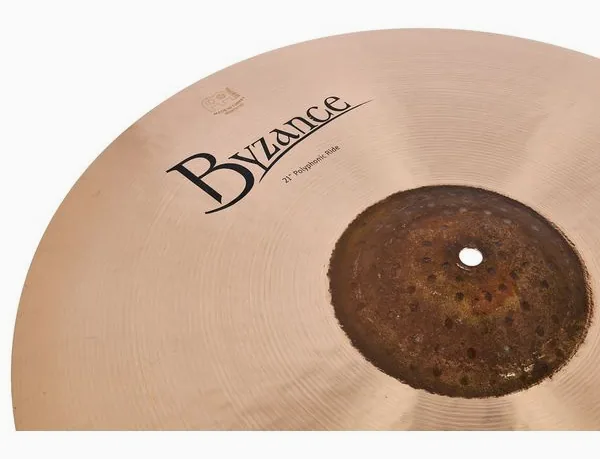 Meinl 21" Byzance Polyphonic Ride detail 4