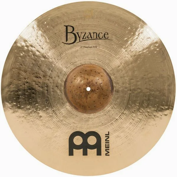 Meinl 22" Byz. Bril. Polyphonic Ride vooraanzicht
