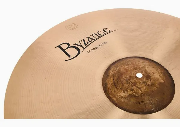 Meinl 22" Byzance Polyphonic Ride detail 5