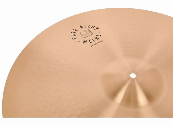 Meinl 22" Pure Alloy Thin Ride detail 4