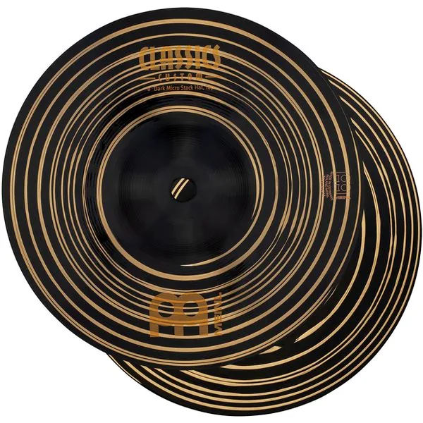 Meinl 8" Cl. Cust. Dark Micro Stack detail 2