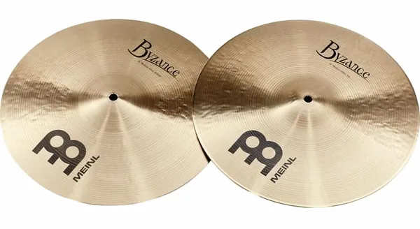 Meinl 14" Byzance Hi-Hat Medium vooraanzicht
