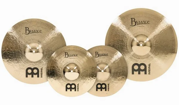 Meinl Byzance Brilliant Complete Set vooraanzicht