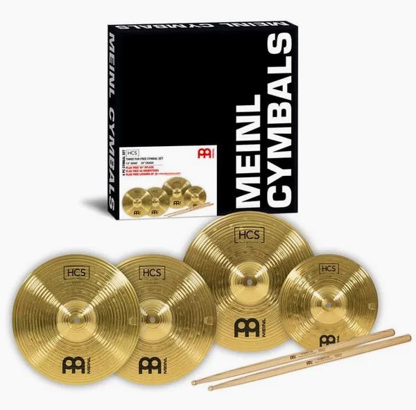 Meinl HCS1314+10S Cymbal Set detail 2