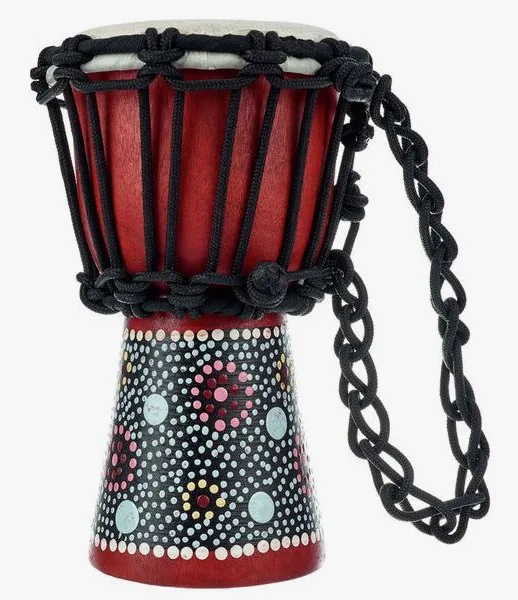Meinl HDJ8-XXS Mini Djembe Flower detail 3