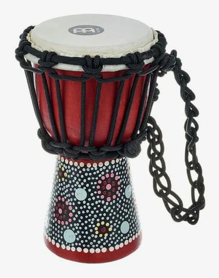Meinl HDJ8-XXS Mini Djembe Flower vooraanzicht