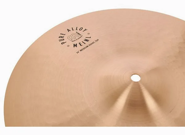 Meinl Pure Alloy 14" Medium Hi-Hat detail 5