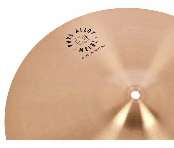 Meinl Pure Alloy 15" Medium Hi-Hat detail 4