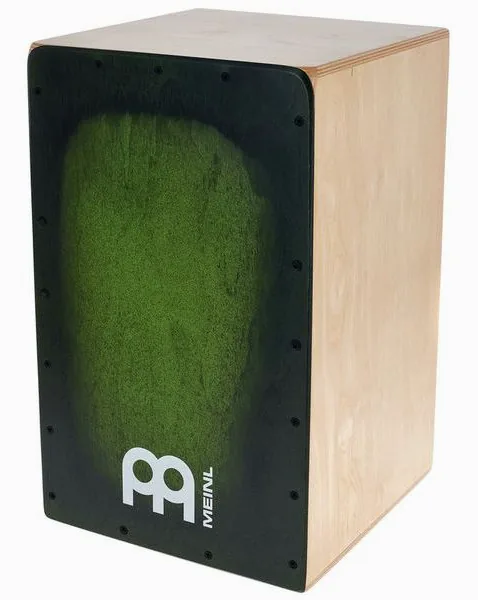 Meinl Snarecraft Cajon 100 Green B. vooraanzicht