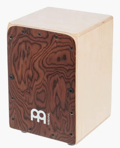 Meinl Snarecraft Mini Cajon Burl vooraanzicht