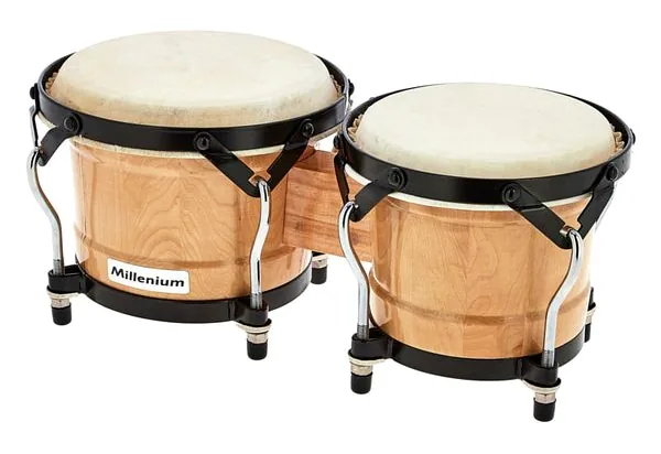 Millenium Bongo Set Natural + Gigbag detail 2