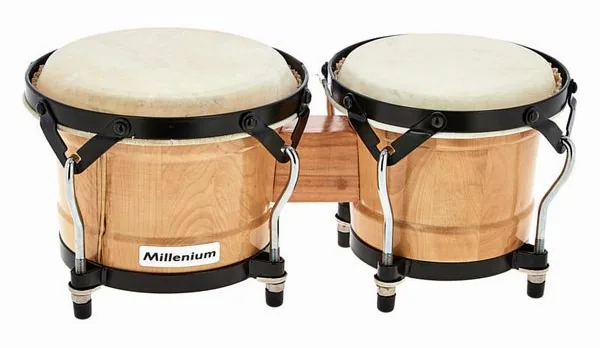 Millenium Bongo Set Natural + Gigbag detail 3