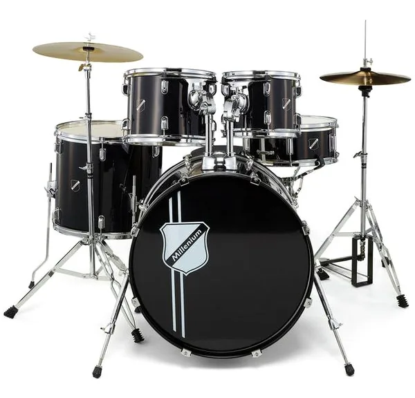 Millenium Focus 20 Drum Set Black detail 2