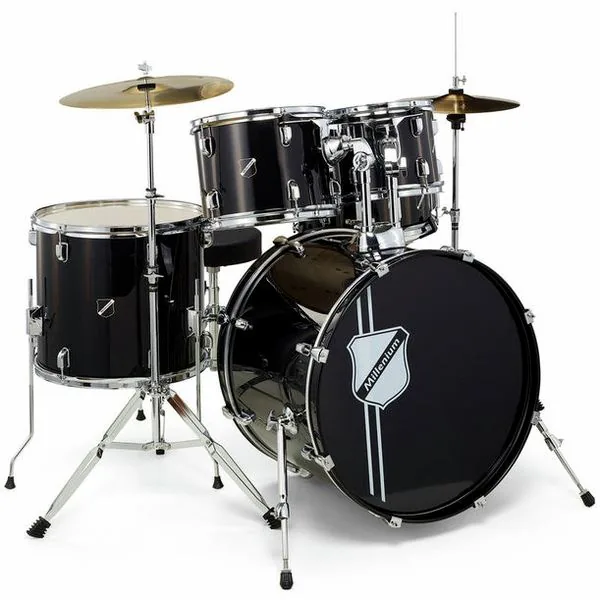 Millenium Focus 20 Drum Set Black detail 3