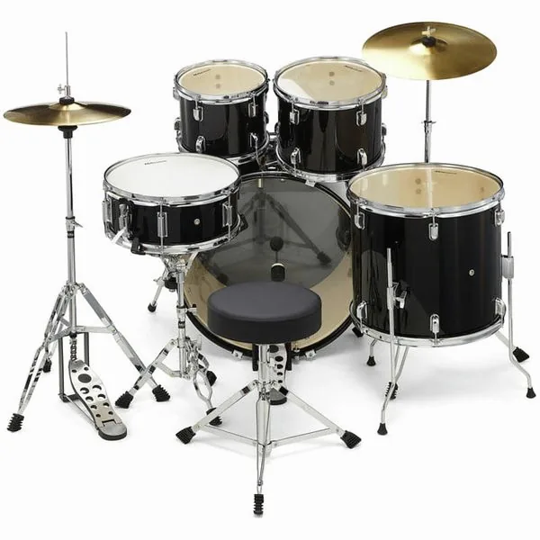 Millenium Focus 22 Drum Set Black detail 5
