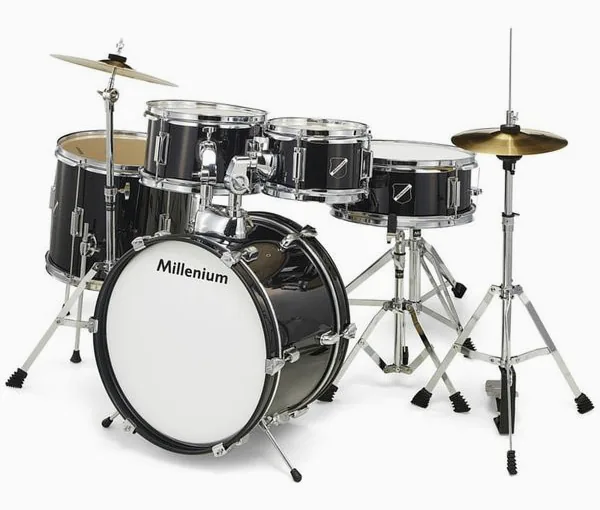 Millenium Focus Junior Drum Set Black detail 2