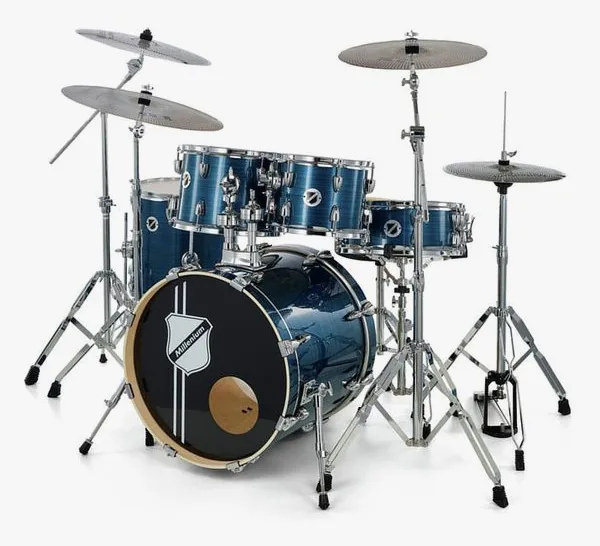 Millenium Hybrid Practice Drum Set BL vooraanzicht