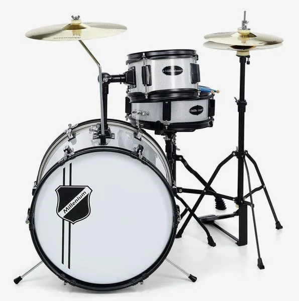 Millenium Youngster Drum Set Bdl. Silver detail 2