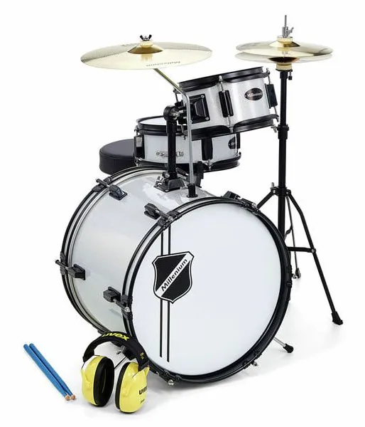 Millenium Youngster Drum Set Bdl. Silver detail 3