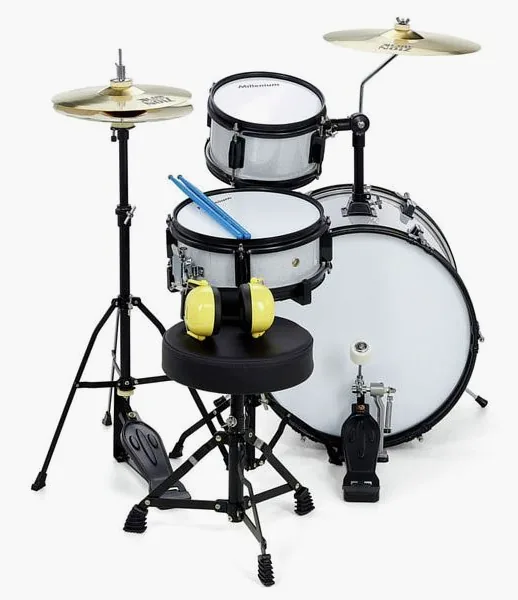 Millenium Youngster Drum Set Bdl. Silver detail 4