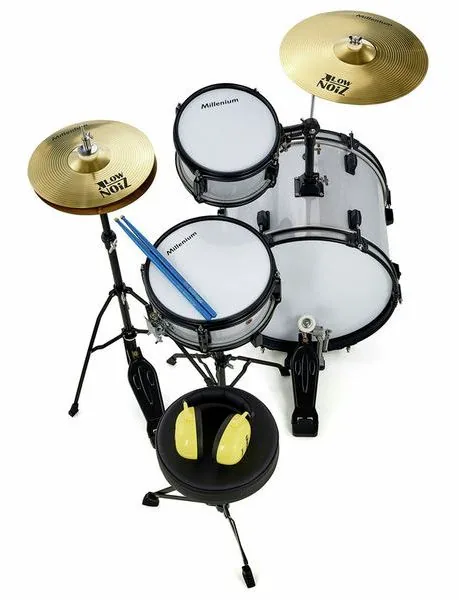 Millenium Youngster Drum Set Bdl. Silver detail 5